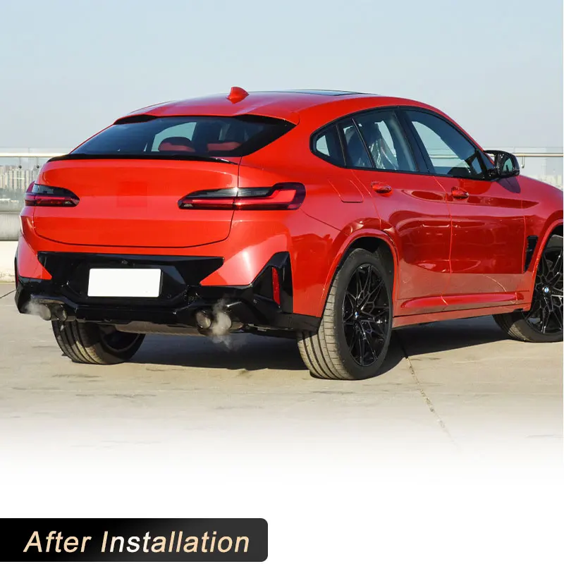 Автомобильный задний бампер диффузор спойлер для BMW X4 X4M F98 G02 Sport Utility 4 двери 2023 2024