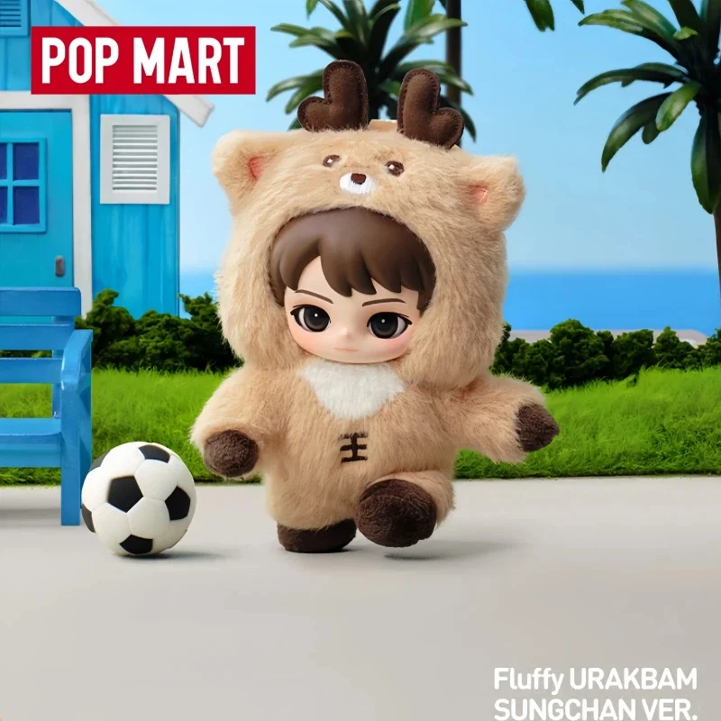 Фото Новый оригинальный POP MART RIIZE Fluffy Buddies Series: милые плюшевые брелоки-сюрпризы в закрытой упаковке, модные игрушки-подвески, подарок для коллекционеров. №5