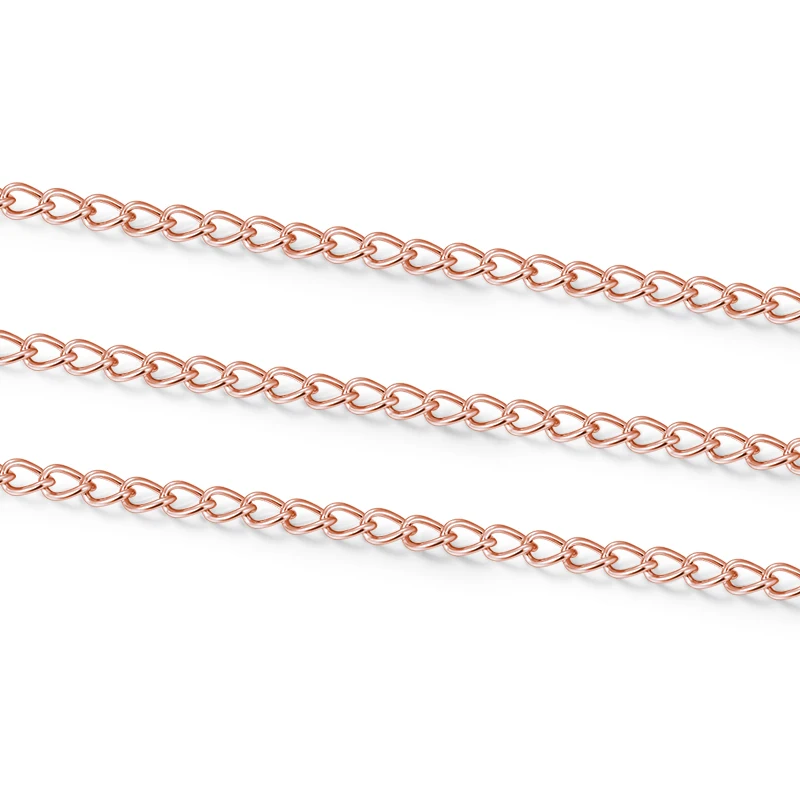 Stainless Steel Vacuum Plating Gold Extension Tail Chain Jewerly Making Supplies Accessorie DIY Necklace Bracelet Fashion Style