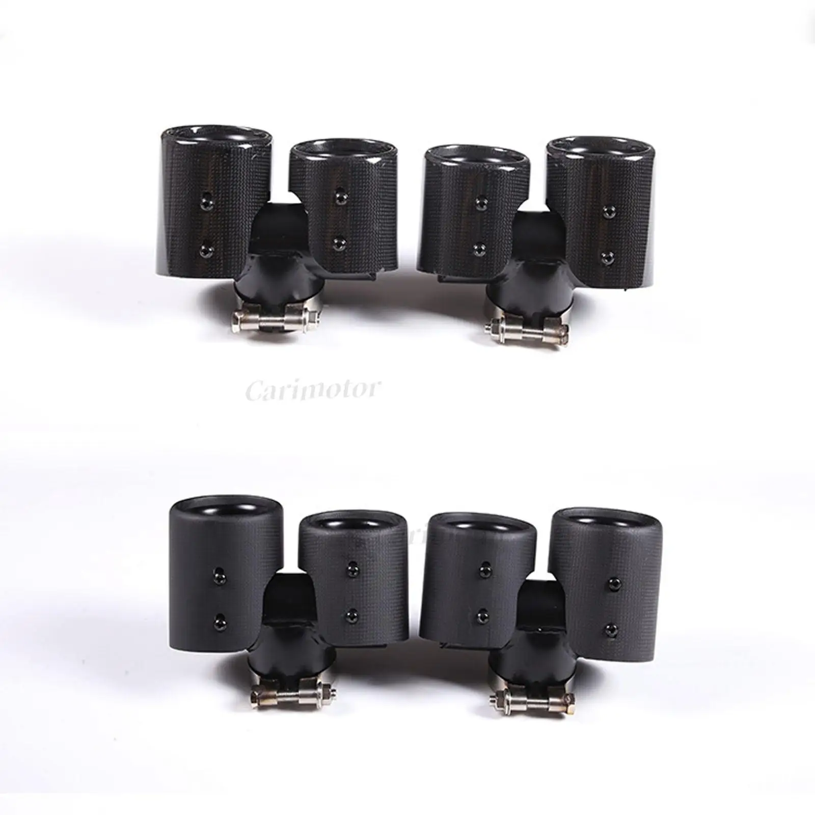 Для Land Rover Defender 90 110 2020 2021 2022 2023 2024 черные насадки на глушитель задней выхлопную