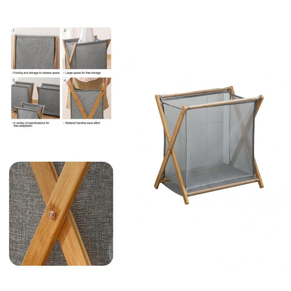 

Corrosion Resistant Novel Large Capacity Multi-use Clothes Basket Fabric Clothing Organizer Durable for Home