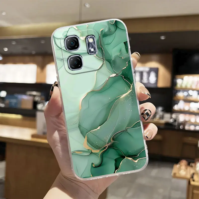 For Infinix Smart 9 8 Pro /8 HD Case Luxury Clear Shockproof Cover Silicone Soft Phone for Plus X6525 Funda