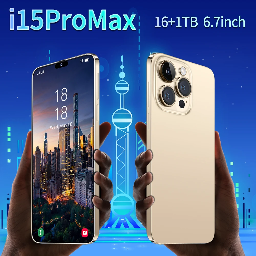 

Смартфон New15proMax, 6,7 дюйма, HD, Android 13, 16 + 1 ТБ, 7800 мАч