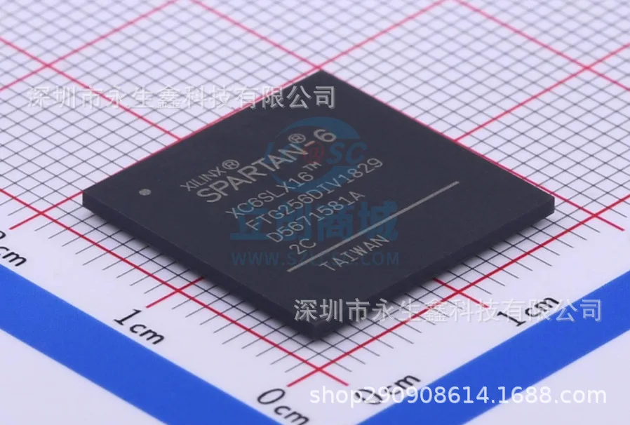 5/PCSOriginal | XC6SLX16-2FTG256C BGA-256 Embedded-FPGA Integrated IC Chip Semiconductors