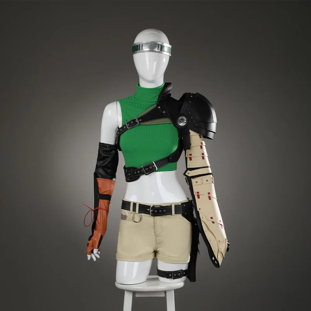 Yuffie Kisaragi Косплей Костюм Final Cos Fantasy VII Ворождение Маскировка для женщин Хэллоуин