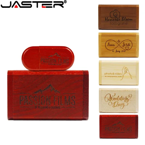 Деревянные флешки JASTER USB 2.0 128/64/32 ГБ