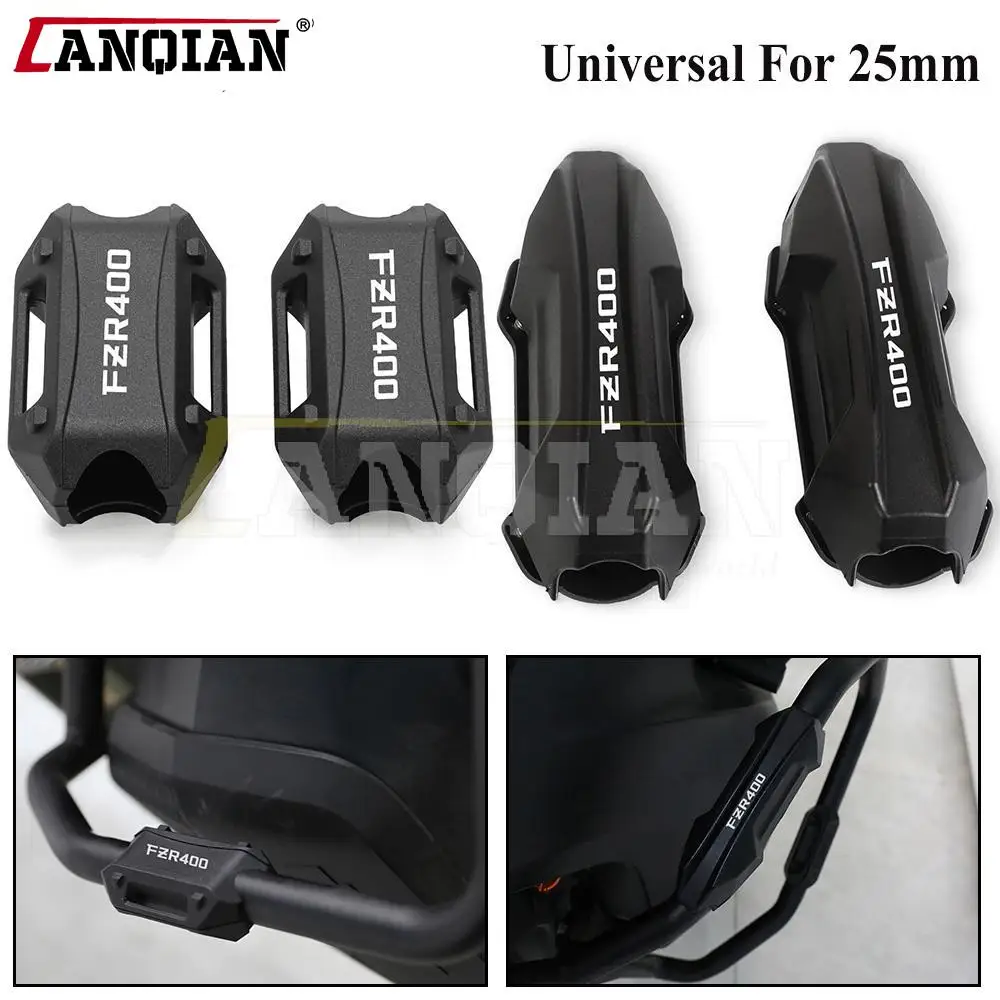 

25mm Motorcycle Accessories Engine Crash Bar Protection Bumper For YAMAHA FZR400 FZR 400 1988 1989 1990 Decorative Guard Block