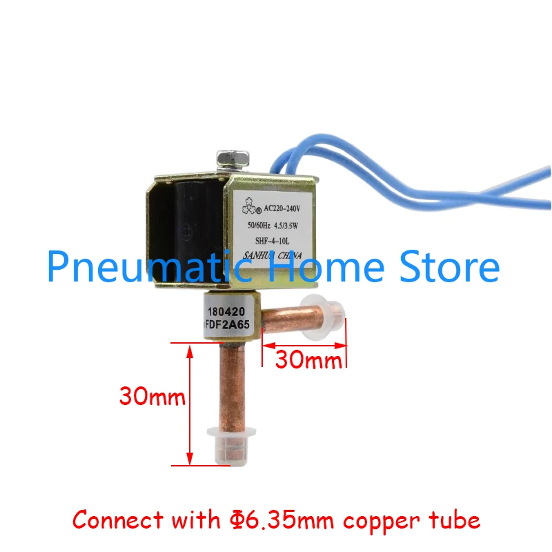 

SANHUA FDF-2A FDF-4A FDF-6A FDF-8A Нормально закрытый электромагнитный клапан для льдогенератора 2-ходовой электромагнитный клапан размораживания