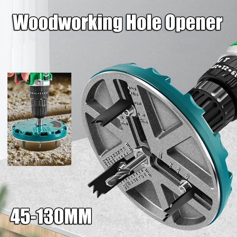 

Регулируемая пила для отверстий диаметром 45-130 мм, регулируемые инструменты для деревообработки, Открыватель отверстий для деревообработки, для гипсокартона, пробковой доски