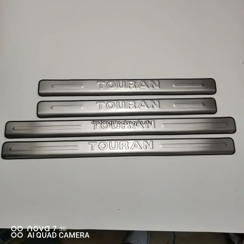 

For VW Volkswagen Touran 2005-2007 2008 2009 2010 2011 2012 2013 2014 2015 Door Sill Scuff Plate Welcome pedal Car Accessories