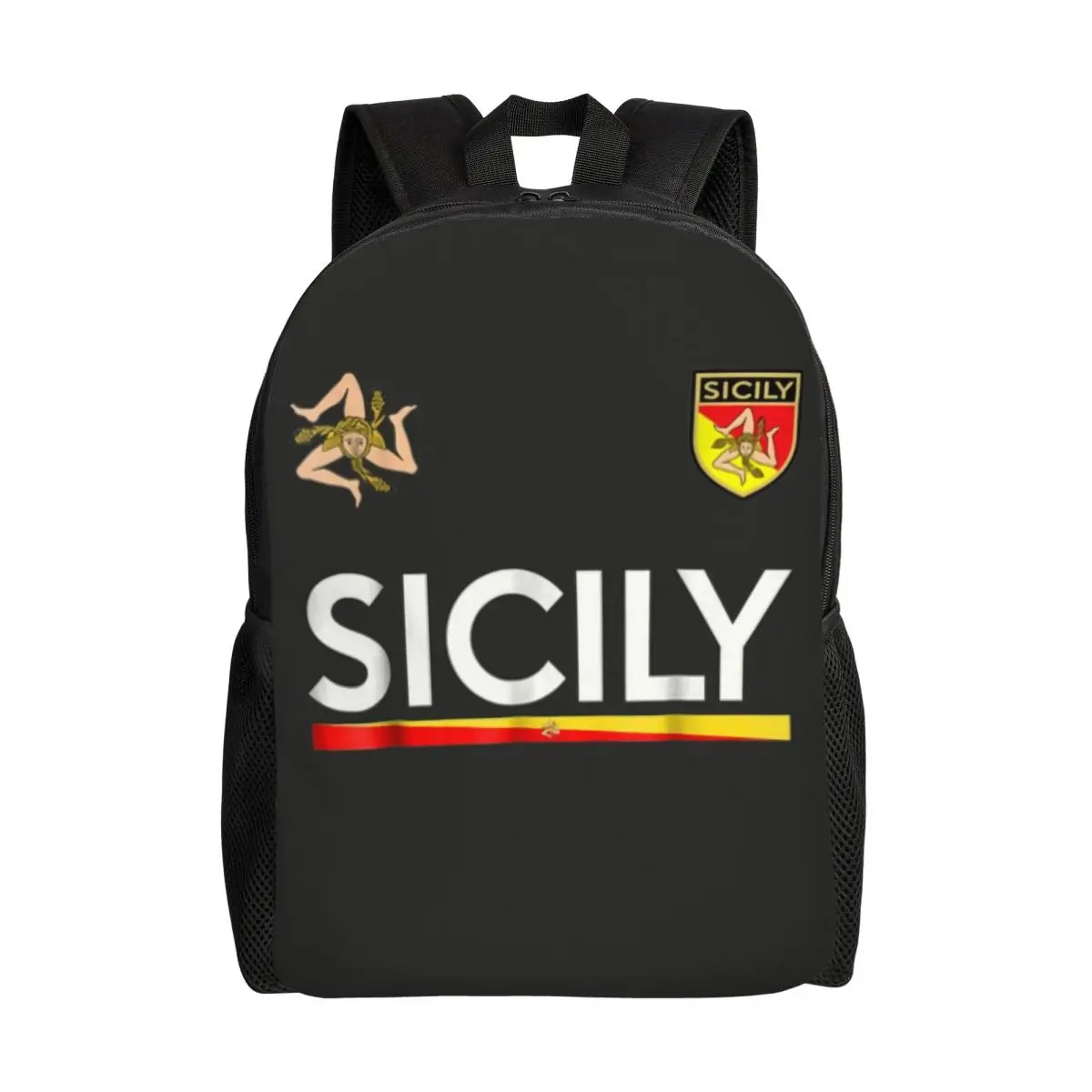 For Women Men Waterproof School College Italian Bag Print Bookbag