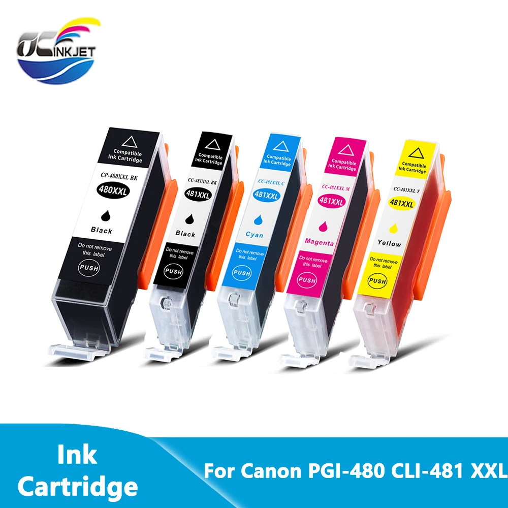 

PGI-480 CLI-481 XXL Compatible Ink Cartridges For Canon Pixma TR7540 TR8540 TS6140 TS8140 TS9140 Printer Ink Cartridges