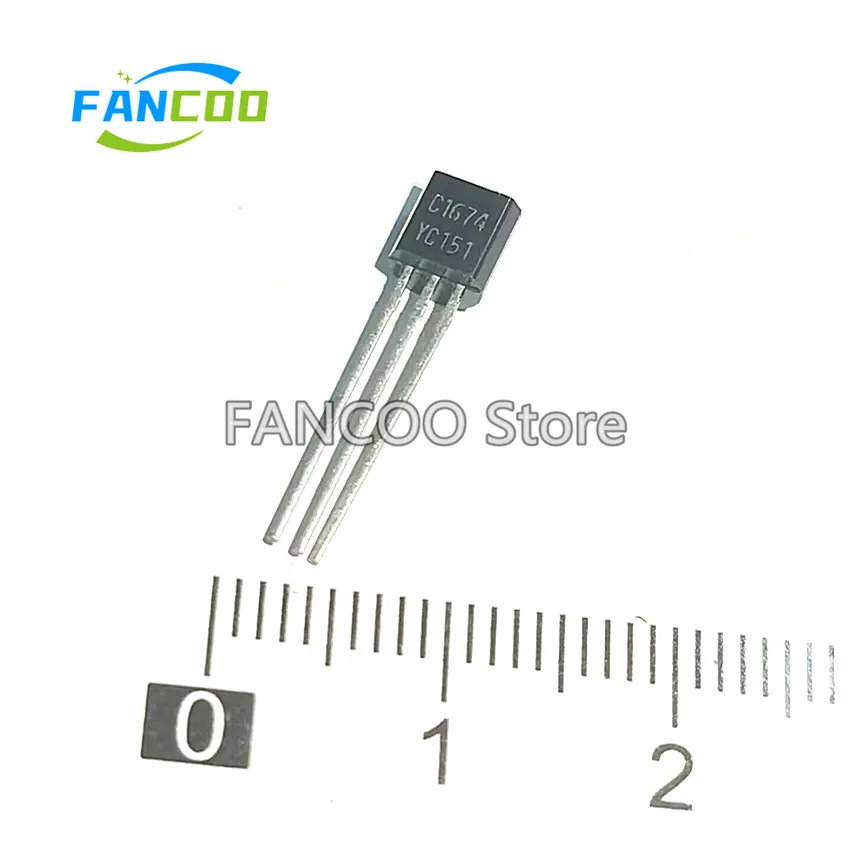 

10PCS C1674 C1675 2SC1674 2SC1675 TO-92 Original Silicon NPN PNP Transistor