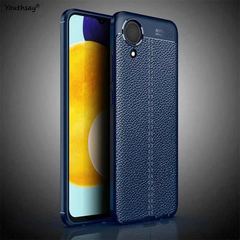 For Samsung Galaxy A03 Core Case For Samsung Galaxy A03 Core Cover TPU Soft Leather Phone Bumper For Samsung Galaxy A03 Core