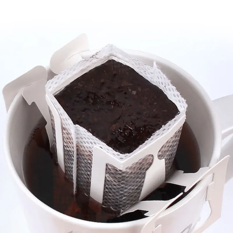 

Pack Disposable Coffee Fliter Bags Portable Hanging Ear Style 50Pcs/Coffee Filters Eco-Friendly Paper Bag For Espresso Coffee