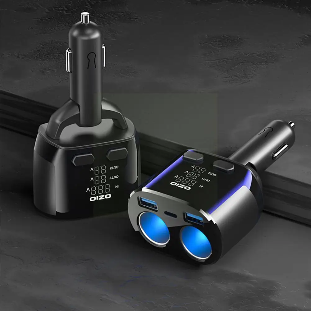 

Автомобильное зарядное устройство с двумя USB-портами, 27 Вт