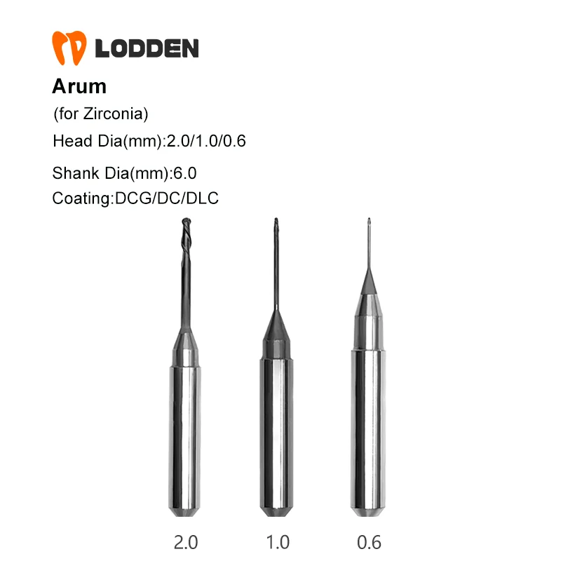 Стоматологические материалы Фрезерные боры Arum D6 для циркониевых шлифовальных