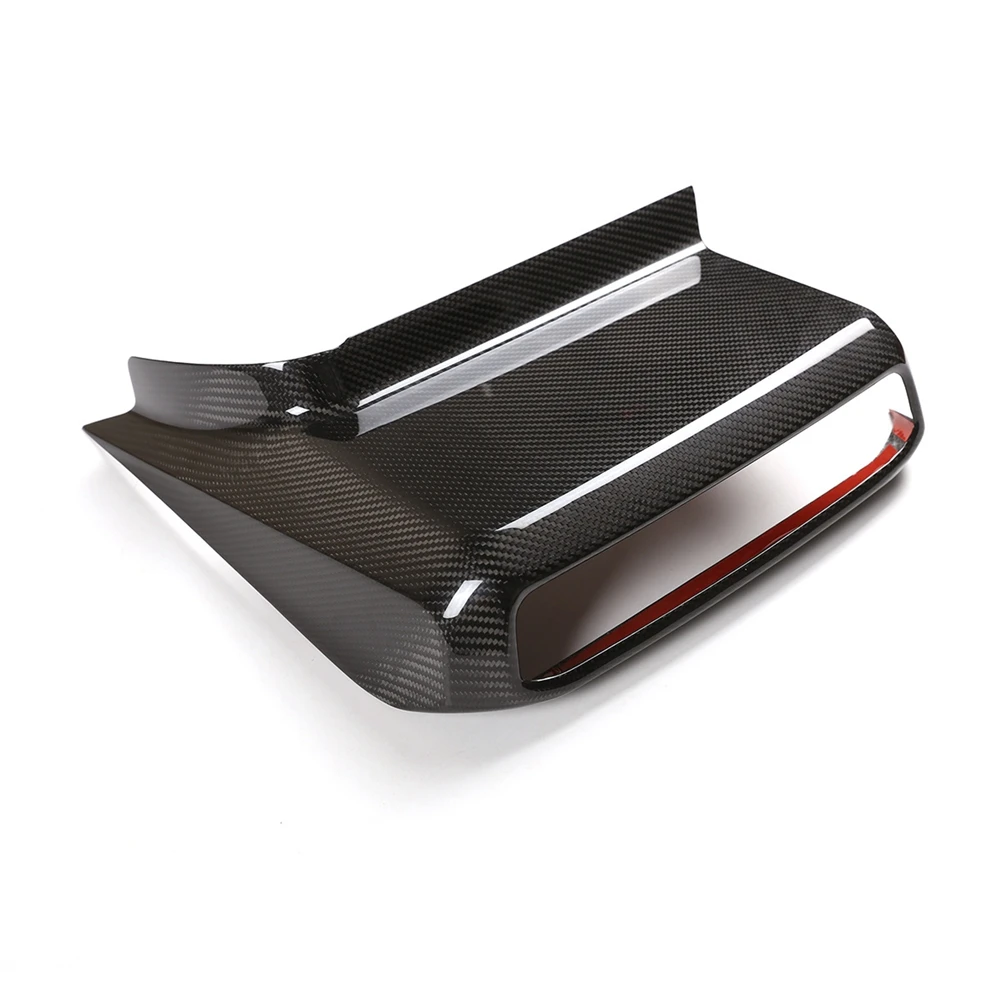 

Car Carbon Fiber Central Console Air Condition A/C Switch Buttons Knob Cover Trim for 2019 2020 2021