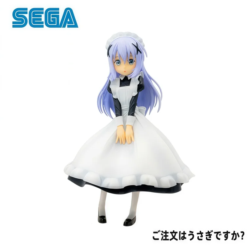 Фото В наличии, 100% оригинал: Фигурка SEGA Is The Order A Rabbit Kafuu Chino, новая, в коробке, аниме-атрибутика. №1