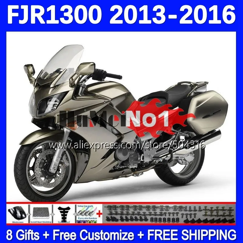 

Корпус для YAMAHA FJR1300A FJR-1300 FJR 1300 A CC 160MC.55 цвета шампанского FJR1300 13 14 15 16 2013 2014 2015 обтекатель