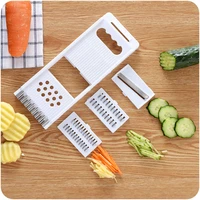 5 in 1 stainless steel vegetable grater slicing tool vegetable cutter multifunctional cucumber carrot grater onion dicer gadget