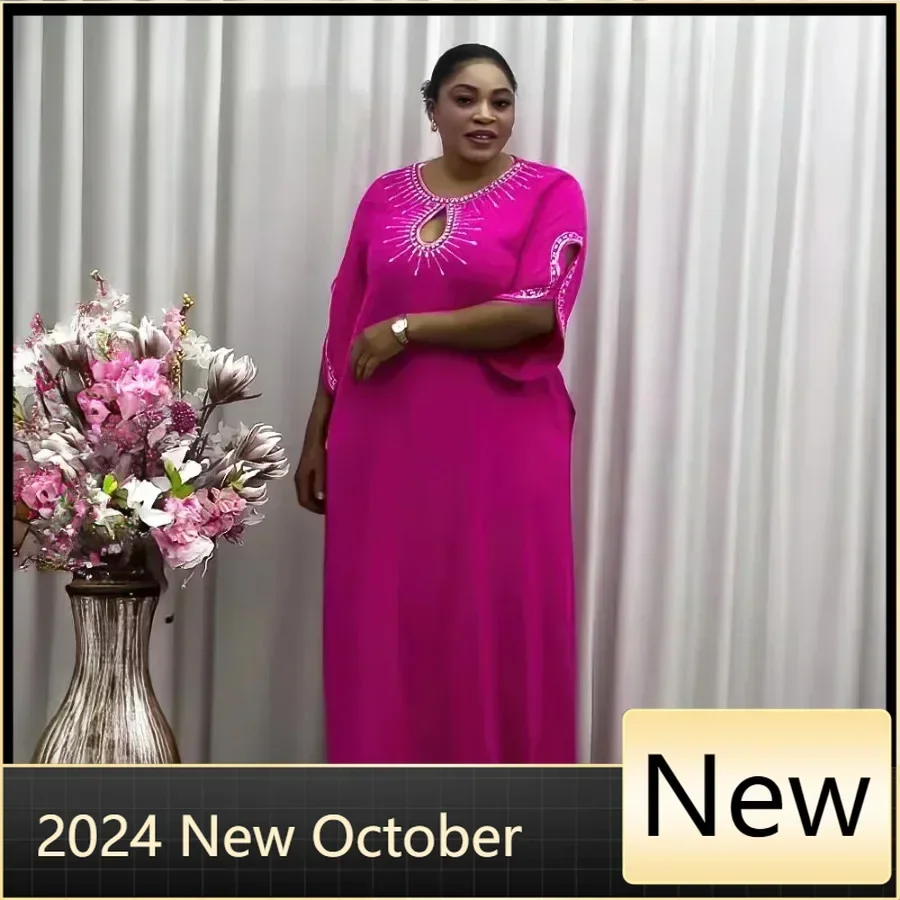 Новое поступление турецкие платья для женщин роскошные африканские со стразами