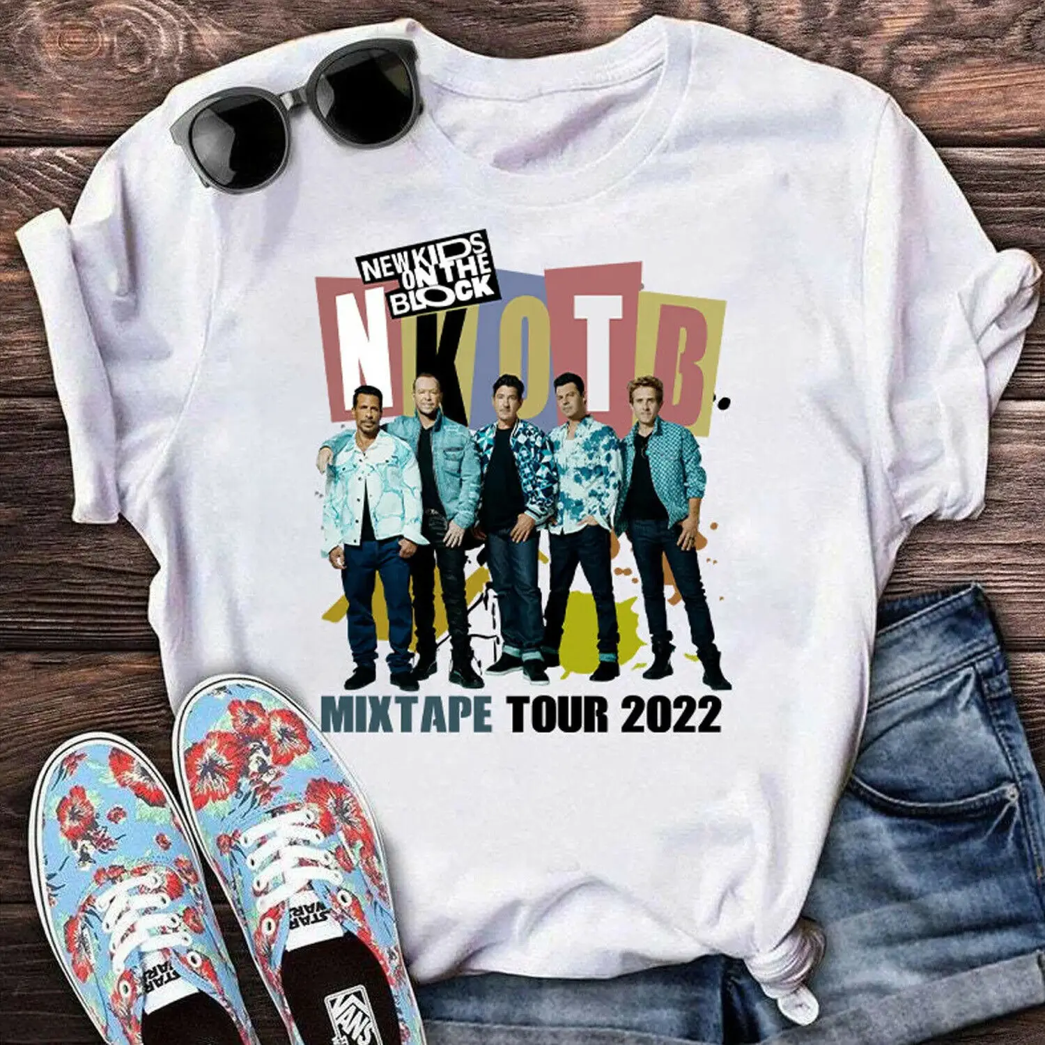 

Tee for Men Women New Kids On The Block Mixtape Tour 2022 Shirt DA05132