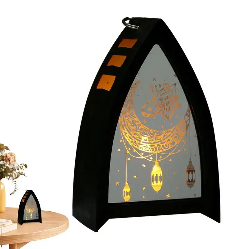 

Eid Lantern Decorative Hanging Islamic Lamps Festival Table Light Home Decoration Gift Retro Night Light Hanging Ornament
