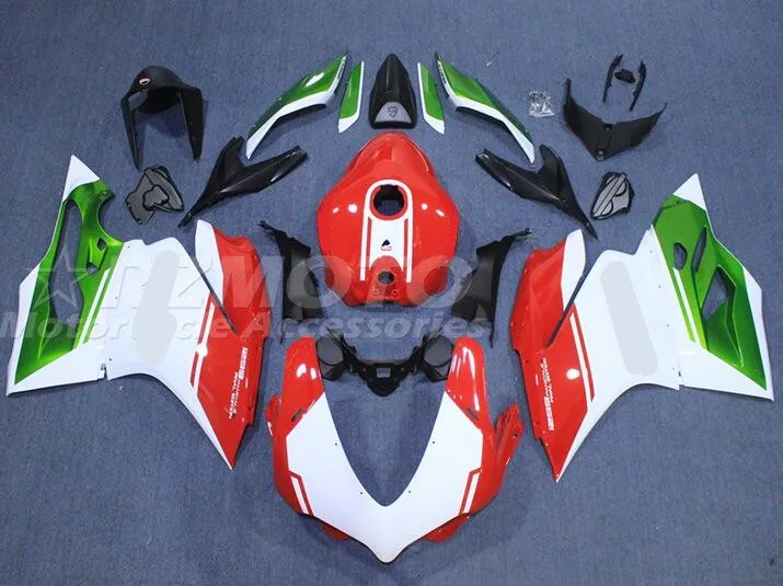 

Комплект обтекателей для мотоцикла из АБС-пластика, подходит для DUCATI 959, 1299, 2016, 2017, 2018, 16, 17, 18, комплект обтекателей красного, зеленого цветов