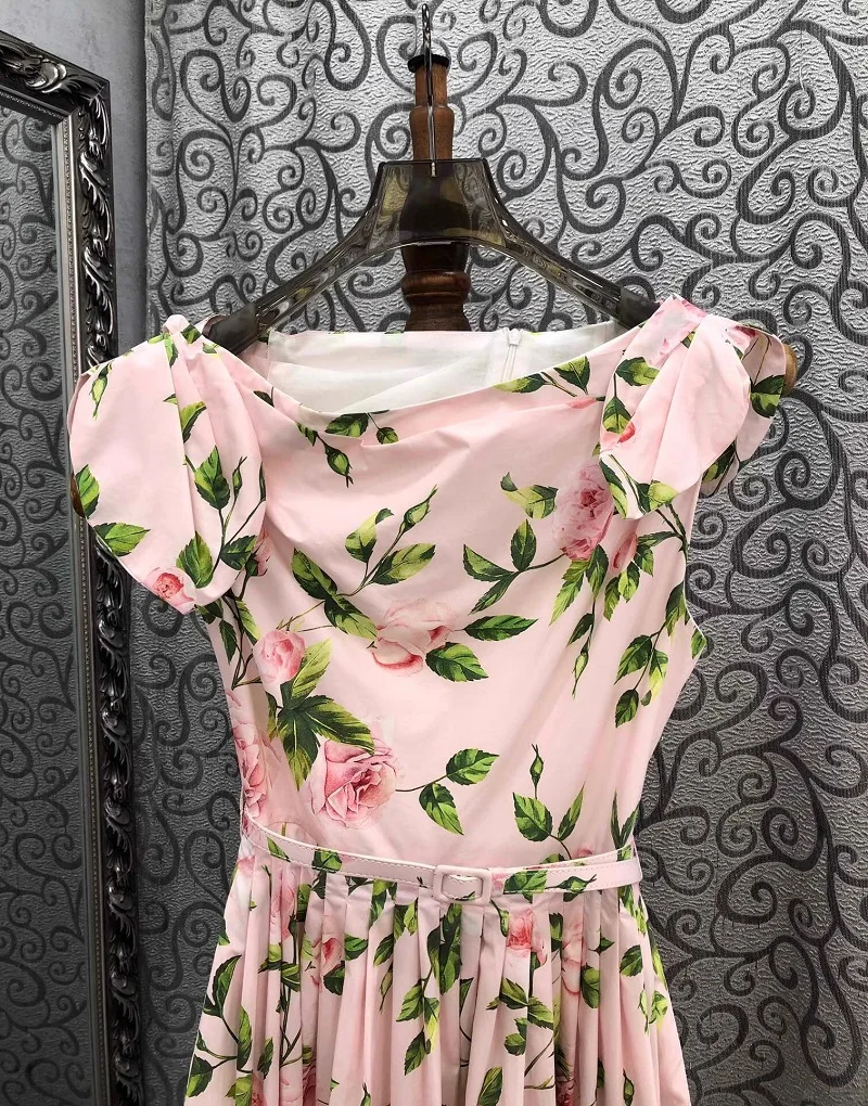 Женское платье из 100% хлопка весна-лето 2023 дизайнерская одежда женское милое