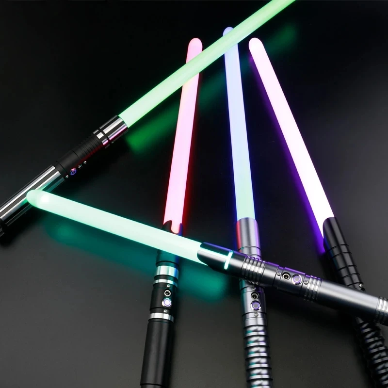 Металлический световой меч RGB лазерный Espada Saber De Luz Rave оружие 12 цветов Изменение 5