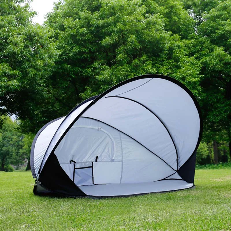 

Seaside Automatic Tent 2 Person Camping Beach Tent Easy Instant Setup Portable Backpacking For Sun Shelter UV Protection