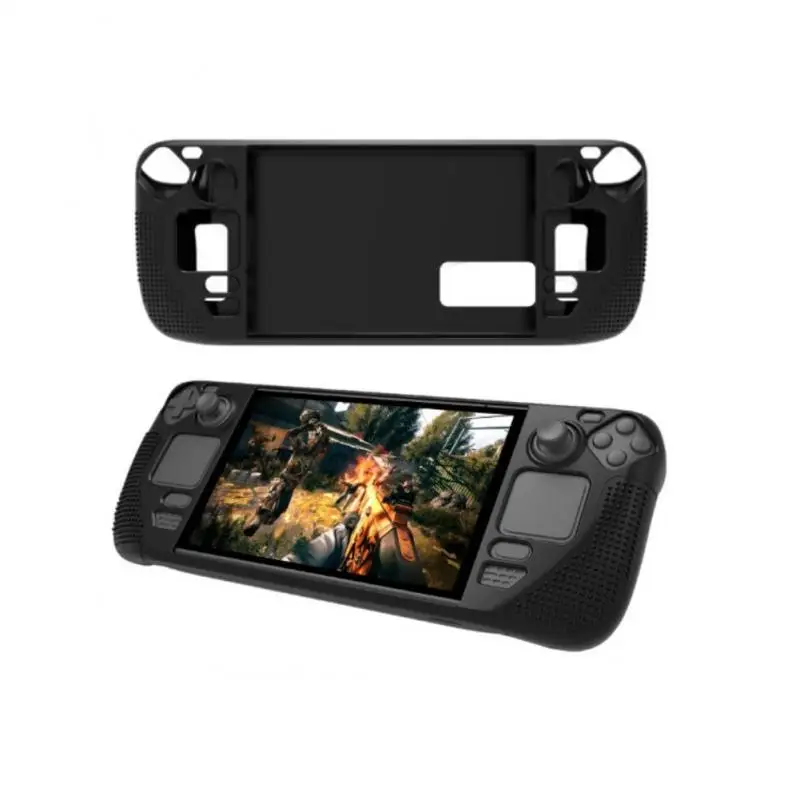 Силиконовый чехол для консоли Steam Deck Game Handheld полноразмерный силиконовый защитный