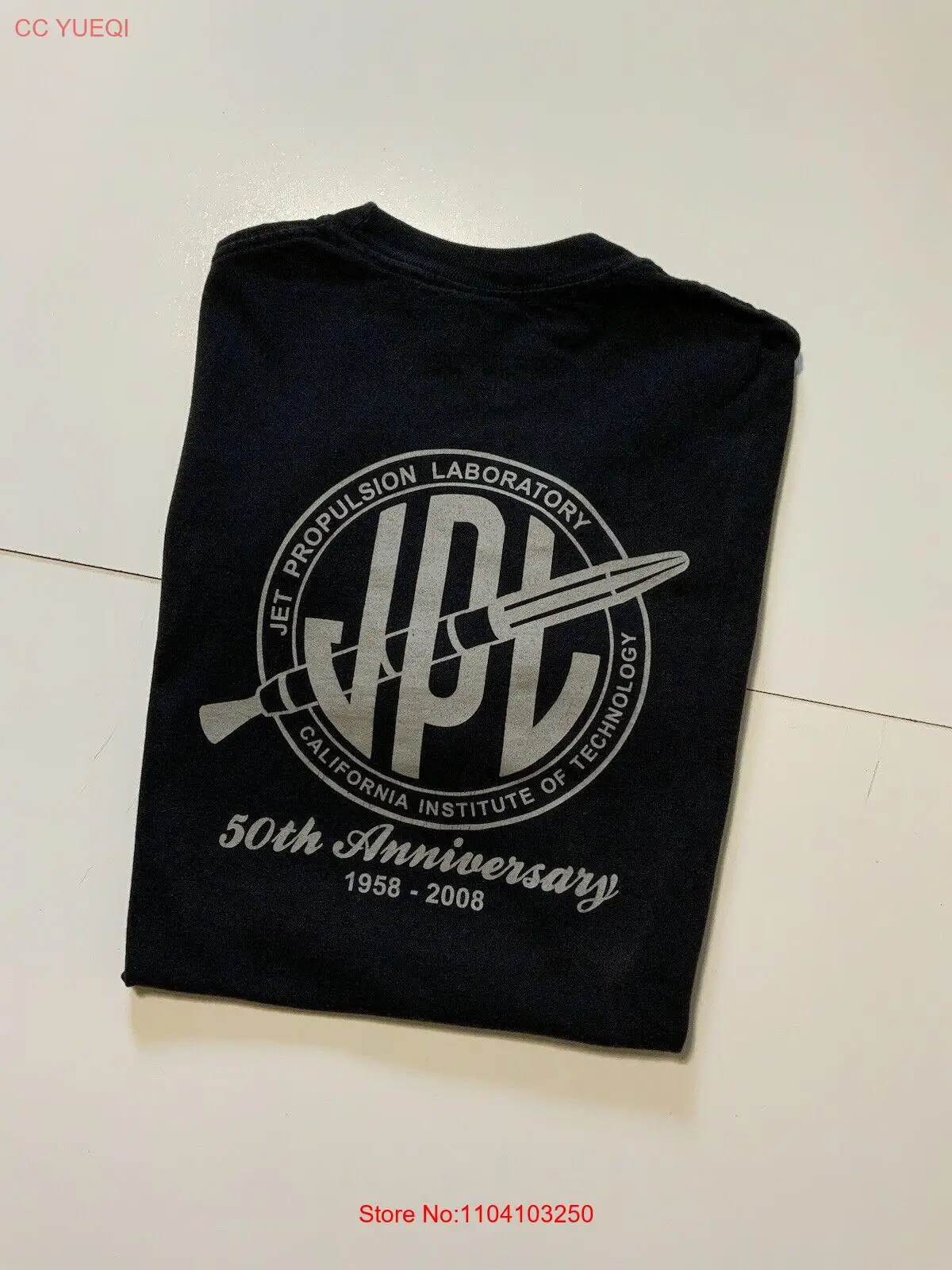 Футболка JPL Jet Propulsion Laboratory California Technology на 50-летие MD