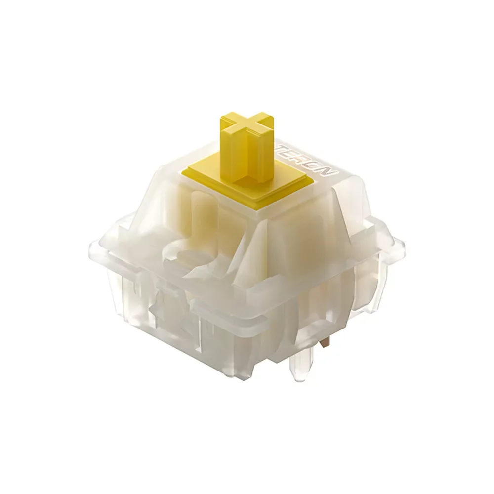 

Gateron Yellow Pro Switch 5pin Original Factory Lubrication 50gf Linear Feel For Mechanical Keyboard