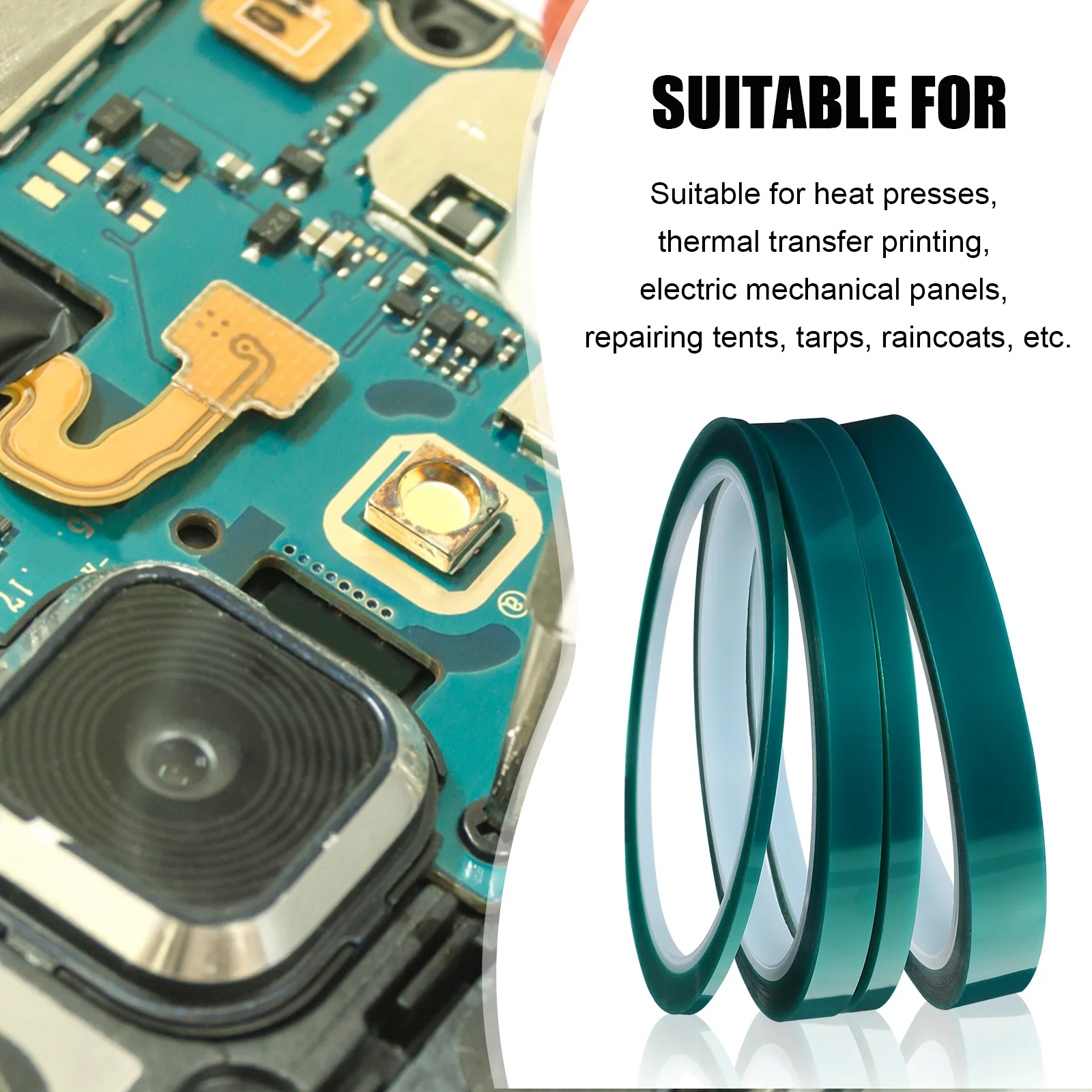 Тепловая виниловая пресс-лента клейкий воздуховод ремонтный диспенсер