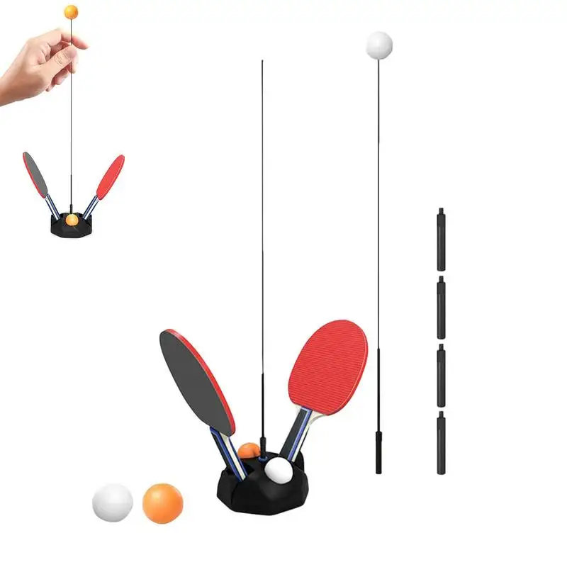 

Table Tennis Trainer Movable Elastic Soft Shaft Vision Training Adjustable Height Leisure Decompression Sports Ping Pong Balls