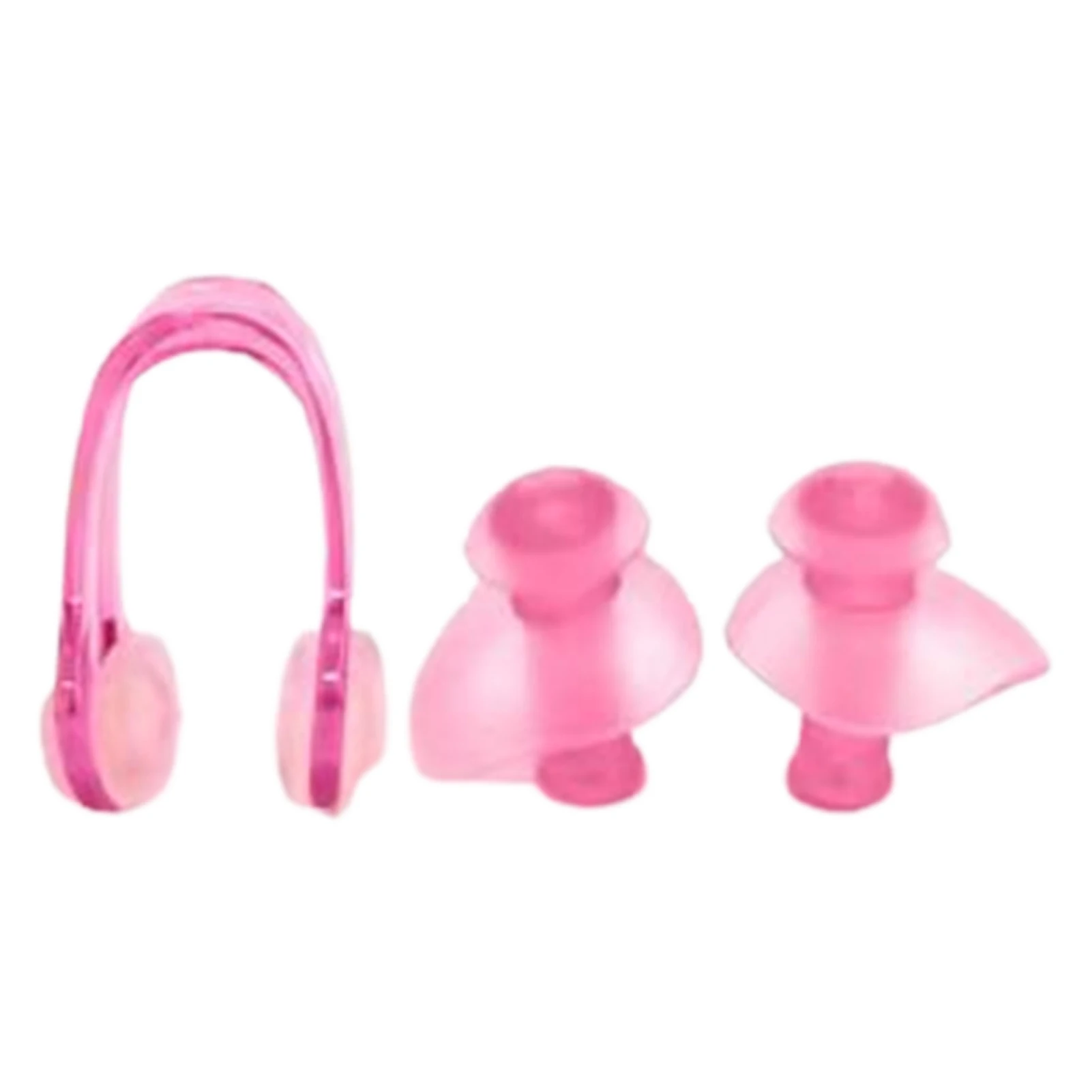 

Swimming Ear Plugs And Nose Clip Set Ear & Nose Protector Swimming Food-grade Silicone Gel Ear & Nose Protector For Adults Kids