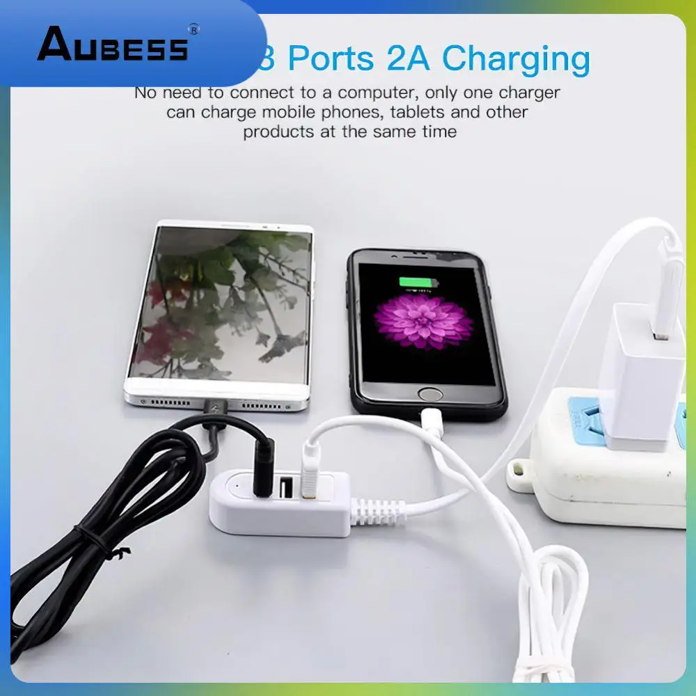 

Cable Socket Multi-function Hub 3 Port Usb2.0 Usb Hub Usb 2.0 Hub Socket Pattern Splitter Cable Adapter Universal High Speed