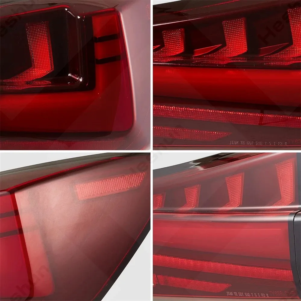 Фото Задние фонари LED для Lexus IS250 IS350 IS220d Sedan ISF 2006-2013, комплект задних фонарей с динамическим сигналом поворота и функцией DRL, E-mark №4