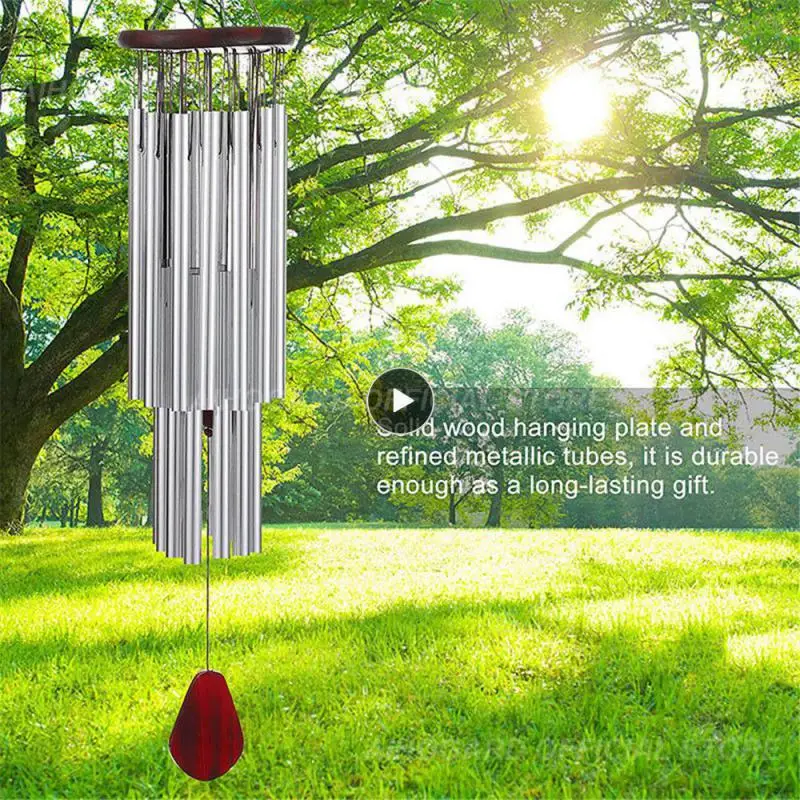 

Solid Wood Multi-tube Wind Chimes Chapel Bells Wind Chimes Outdoor Garden Home Decoration Ornaments Pendant