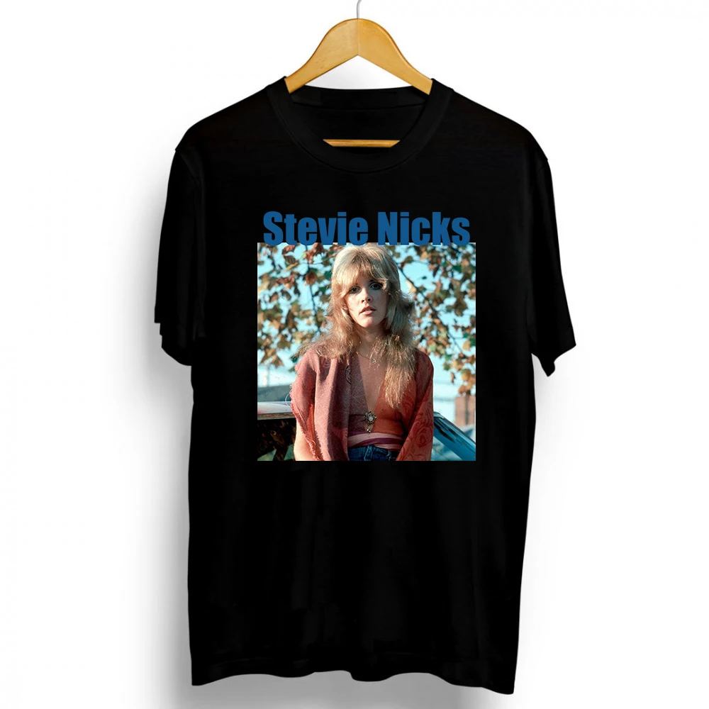 

2021 New Stevie Nicks Shirt Popular Hip Hop Women Rock Rap Print Graphics T-Shirt Cool Men 100% Cotton Large Size Tees XS-3XL