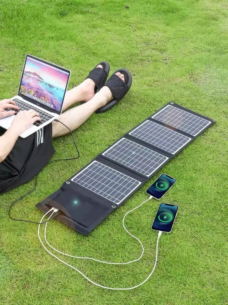 

20W Outdoor Foldable Solar Panel Battery 5V USB Portable Solar Smartphone Battery Charger for Travel Camping Hiking