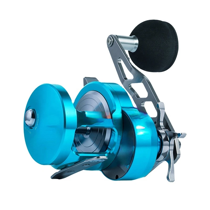 

Original Slow Jigging Fishing Reel Max Drag 16KG Gear Ratio 5.1:1 8+1 Fishing Wheel Sea Fishing
