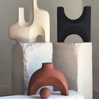 stoneware geometric ornaments modern minimalist furnishings living room sales model room ceramic art soft decoration