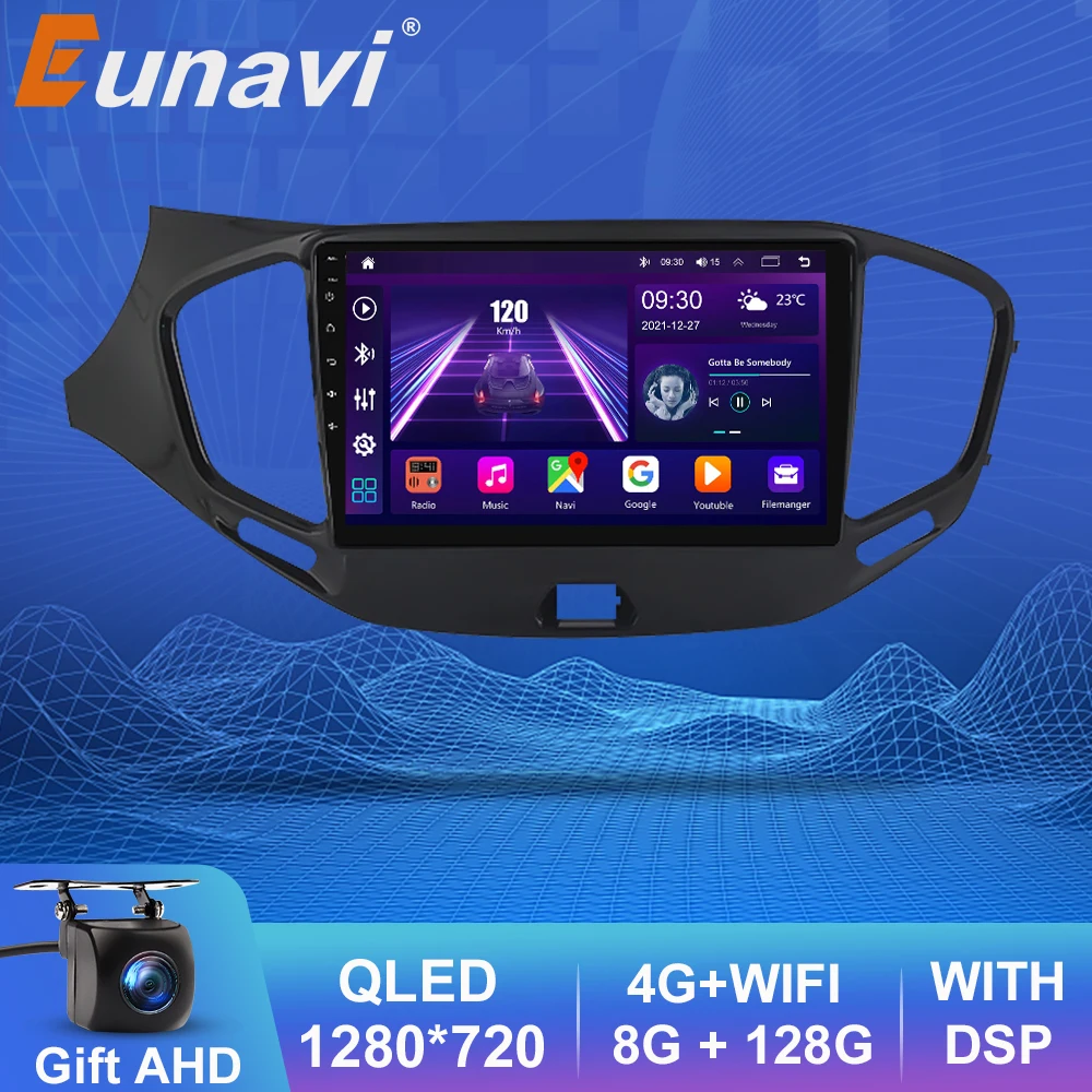 

Eunavi 2 Din Android 10 Car Multimedia Video Player For LADA Vesta Cross Sport 2015 - 2018 Car Radio DVD GPS Navigation 1280*720