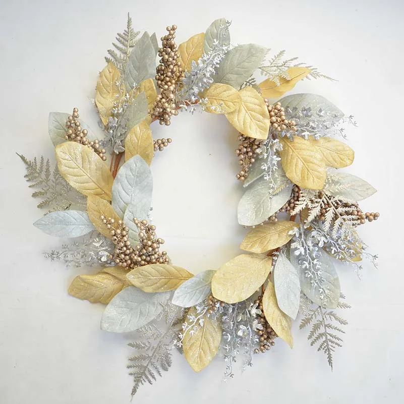 

Simulated Wreath Autumn And Winter European Style Retro Door Decoration Wall Decoration