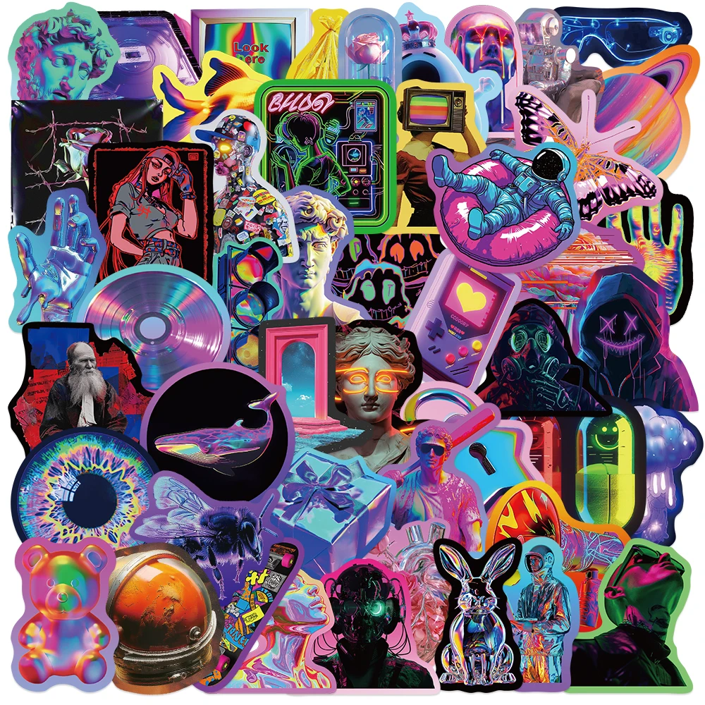 Стикеры для багажа 50 шт