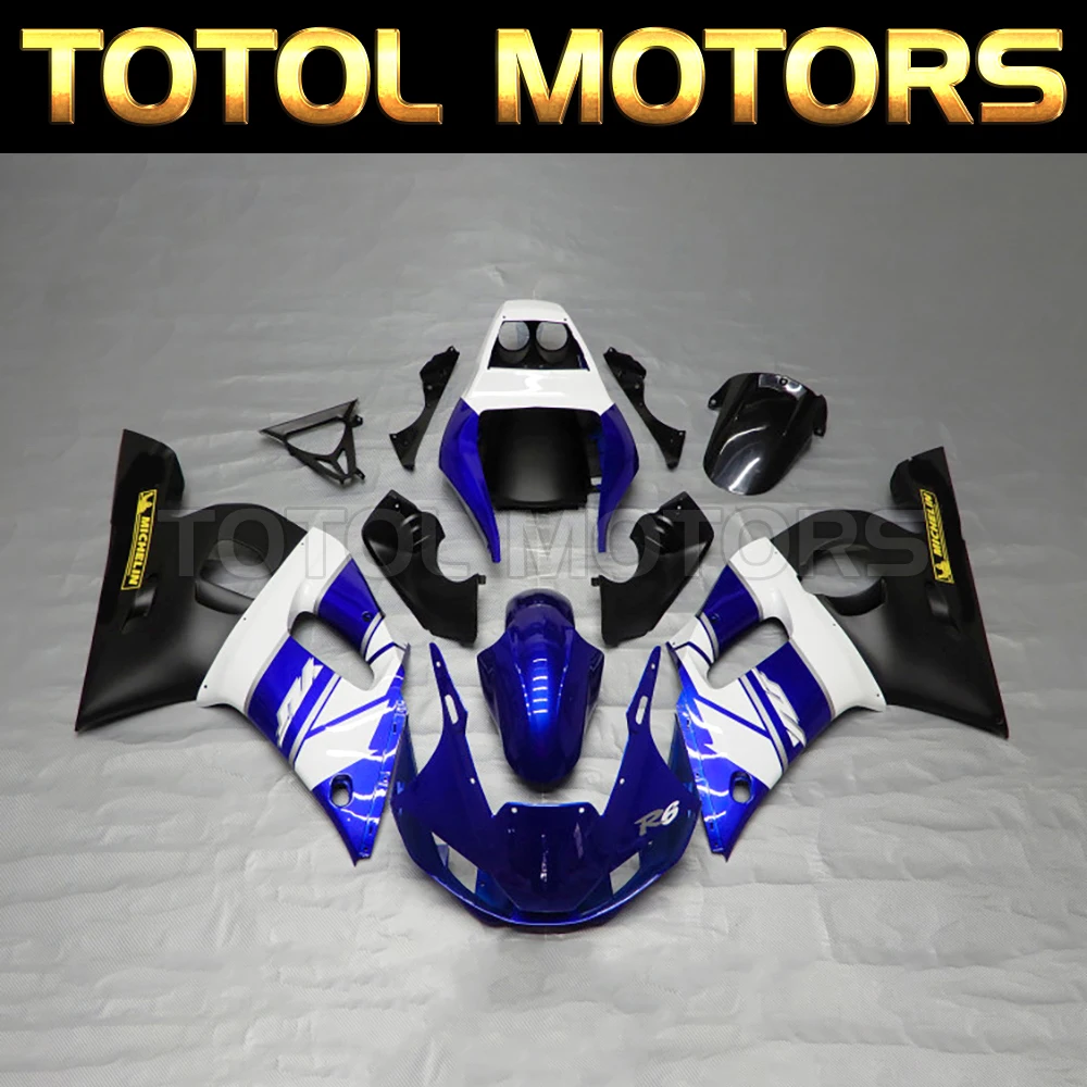 

Motorcycle Fairings Kit Fit For Yzf R6 1998 1999 2000 2001 2002 Bodywork Set High Quality ABS Injection NEW White Black Blue
