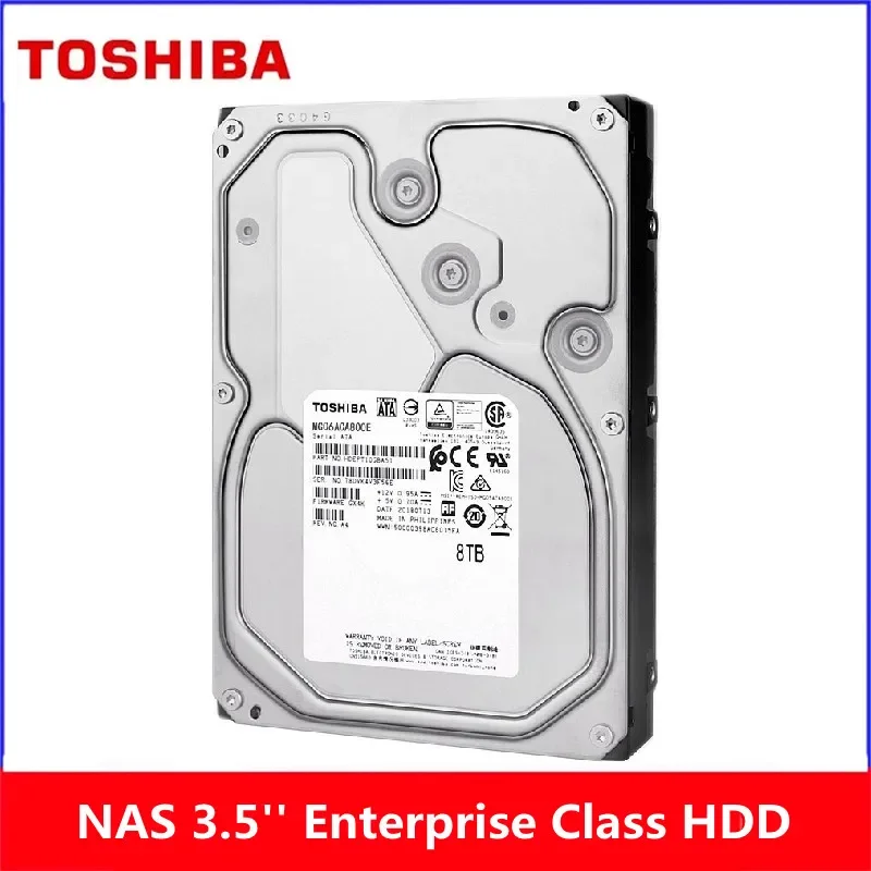 

NEW2023 8TB 10TB 3.5" Internal HDD NAS Enterprise Class HDD 6Gb/s 256MB 7200RPM Internal Mechanical Hard Disk 100% Original